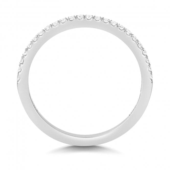 9ct White Gold Diamond Half Eternity Ring WQ276W/IWedding BandsWQ276W/J