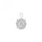 9ct White Gold Diamond Illusion Pendant PD160WDiamond JewelleryPD160W