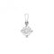9ct White Gold Diamond Illusion Set Pendant PD113WDiamond JewelleryPD113W