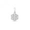 9ct White Gold Diamond Illusion Set Pendant PD199WDiamond JewelleryPD199W