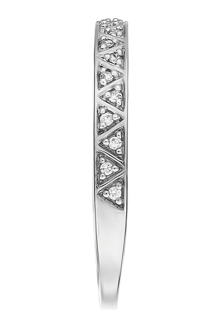 9ct White Gold Diamond RingThe Fine CollectiveBA0063860 - L