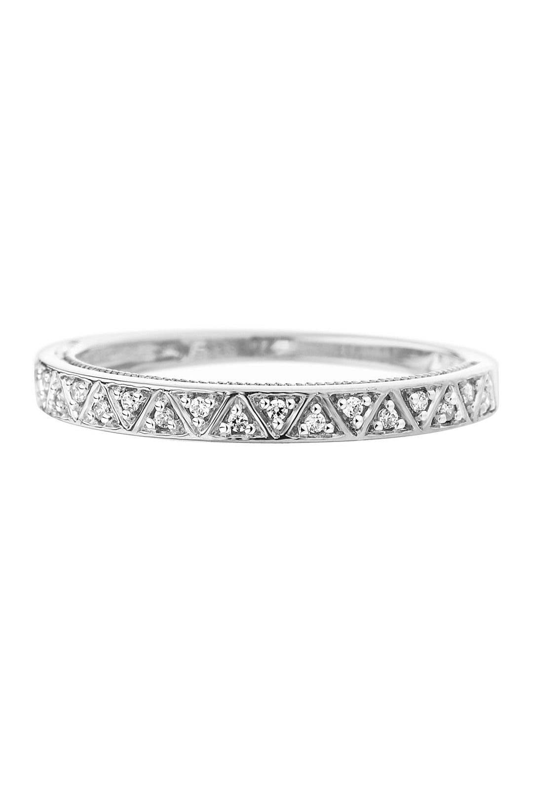 9ct White Gold Diamond RingThe Fine CollectiveBA0063860 - L