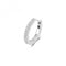9ct White Gold Diamond Single Cartilage Hoop ED904WDiamond JewelleryED904W