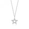9ct White Gold Diamond Star Necklace ND128WDiamond JewelleryND128W