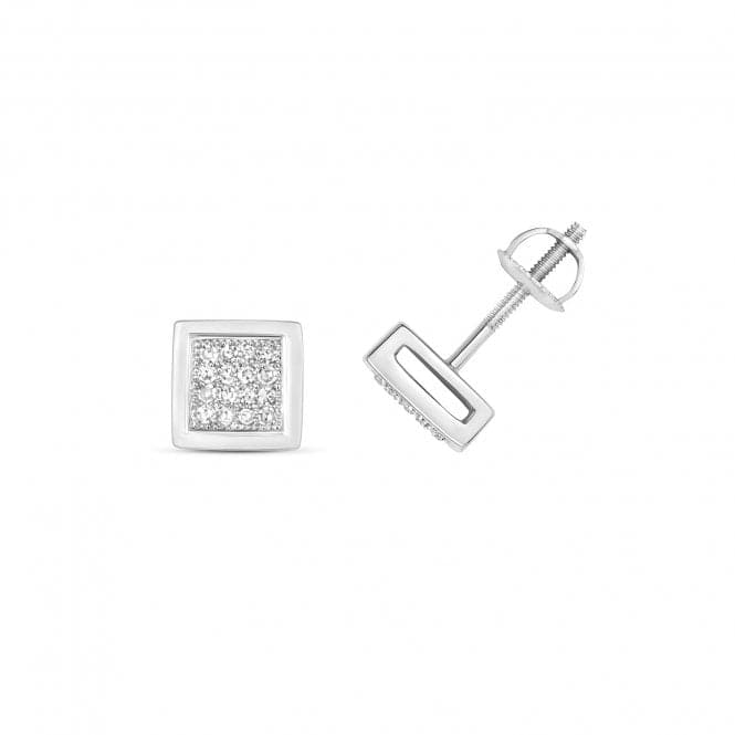 9ct White Gold Diamond Studs ED123WDiamond JewelleryED123W