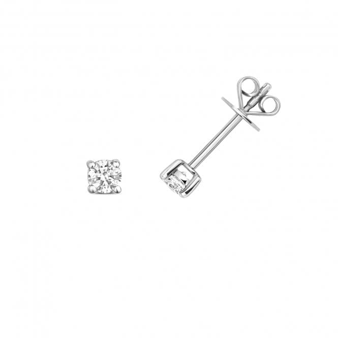 9ct White Gold Diamond Studs ED195WDiamond JewelleryED195W