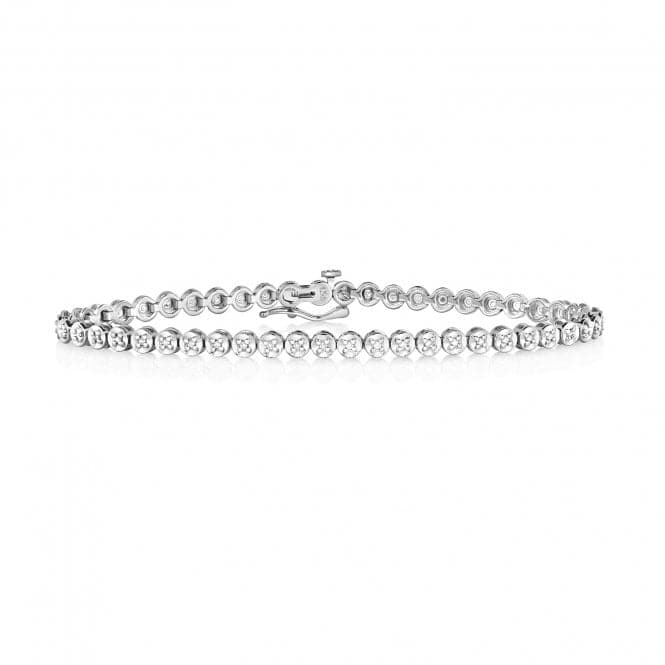 9ct White Gold Diamond Tennis Bracelet BD013WDiamond JewelleryBD013W