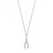 9ct White Gold Diamond Wishbone Necklace ND130WDiamond JewelleryND130W