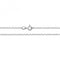 9ct White Gold Faceted Belcher Chain CH120WAcotis Gold JewelleryCH120W/16