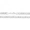 9ct White Gold Flt Bvld Curb Chain CH441WAcotis Gold JewelleryCH441W/07
