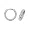 9ct White Gold Hinged Dc Earrings ER088WAcotis Gold JewelleryER088W