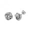9ct White Gold Knot Stud Earrings ER530WAcotis Gold JewelleryER530W