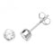 9ct White Gold Round Zirconia Stud Earrings ES231SWAcotis Gold JewelleryES231SW