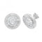 9ct White Gold Round Zirconia Stud Earrings ES546WAcotis Gold JewelleryES546W
