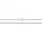 9ct White Gold Spiga Chain CH487WAcotis Gold JewelleryCH487W/16
