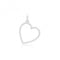 9ct White Gold Twisted Heart Pendant PN1310WAcotis Gold JewelleryPN1310W