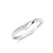 9ct White Gold Wishbone Ring With Zirconia RN966WAcotis Gold JewelleryRN966W/J
