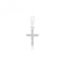 9ct White Gold Zirconia Cross Pendant PN1307WAcotis Gold JewelleryPN1307W