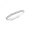 9ct White Gold Zirconia Half Eternity Ring RN963WAcotis Gold JewelleryRN963W/J