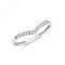 9ct White Gold Zirconia Wishbone Ring RN965WAcotis Gold JewelleryRN965W/J