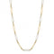 9ct Yellow and White Gold Elongated Link Chain 45cm GN364Elements GoldGN364