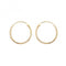 9ct Yellow Gold 10mm Dc Hinged Sleepers ES317Acotis Gold JewelleryES317