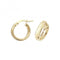 9ct Yellow Gold 10mm Dc Hoop Earrings ER880Acotis Gold JewelleryER880