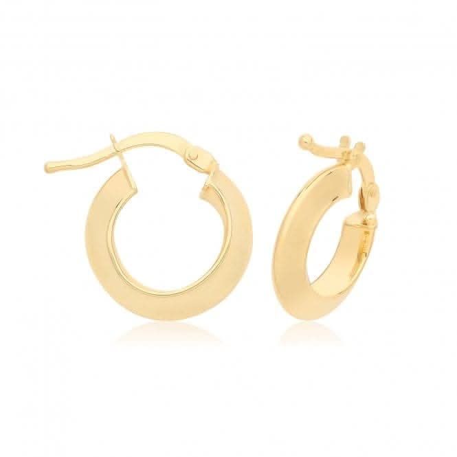 9ct Yellow Gold 10mm Hoop Earrings ER1201Acotis Gold JewelleryER1201 - 08