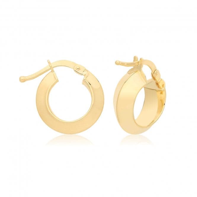 9ct Yellow Gold 10mm Hoop Earrings ER1202Acotis Gold JewelleryER1202 - 08