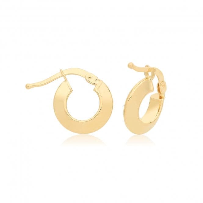 9ct Yellow Gold 10mm Hoop Earrings ER1202Acotis Gold JewelleryER1202 - 06