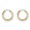 9ct Yellow Gold 10mm Sleepers ES120Acotis Gold JewelleryES120