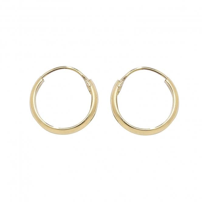 9ct Yellow Gold 11mm Sleepers ES152Acotis Gold JewelleryES152