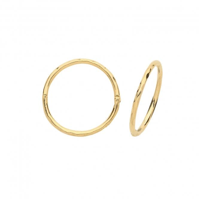 9ct Yellow Gold 14mm Hinged Hoops ER1168Acotis Gold JewelleryER1168