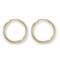 9ct Yellow Gold 14mm Sleepers ES111Acotis Gold JewelleryES111