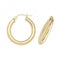 9ct Yellow Gold 15mm Hoop Earrings ER382Acotis Gold JewelleryER382