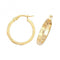 9ct Yellow Gold 15mm Hoop Earrings ER666Acotis Gold JewelleryER666