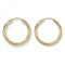 9ct Yellow Gold 16mm Sleepers ES121Acotis Gold JewelleryES121