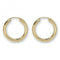 9ct Yellow Gold 16mm Sleepers ES131Acotis Gold JewelleryES131
