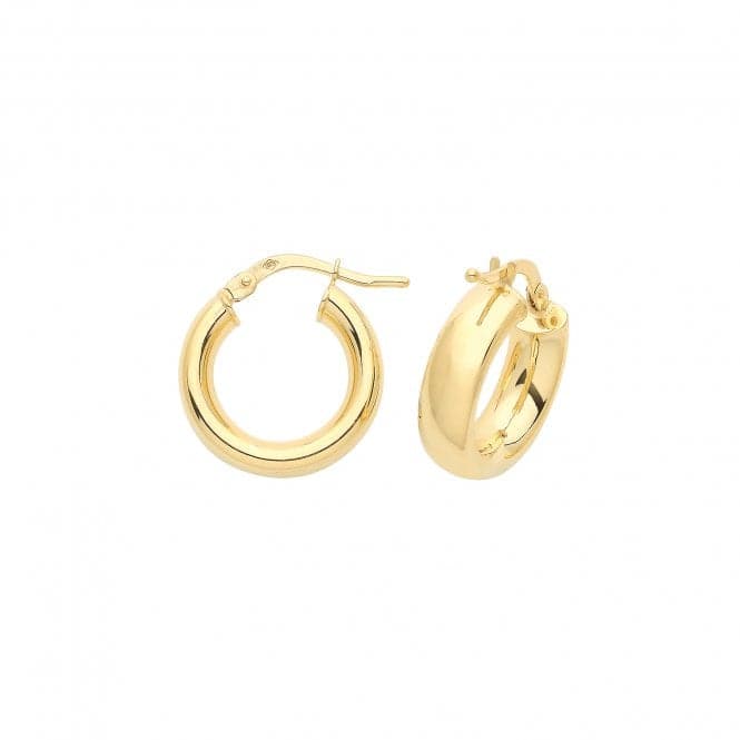 9ct Yellow Gold 20mm Hoop Earrings ER891Acotis Gold JewelleryER891 - 10