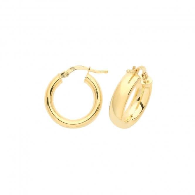 9ct Yellow Gold 20mm Hoop Earrings ER891Acotis Gold JewelleryER891 - 10