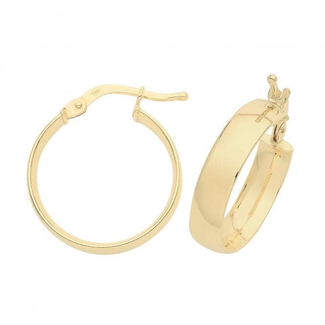 9ct Yellow Gold 20mm Hoop Earrings ER946Acotis Gold JewelleryER946 - 15