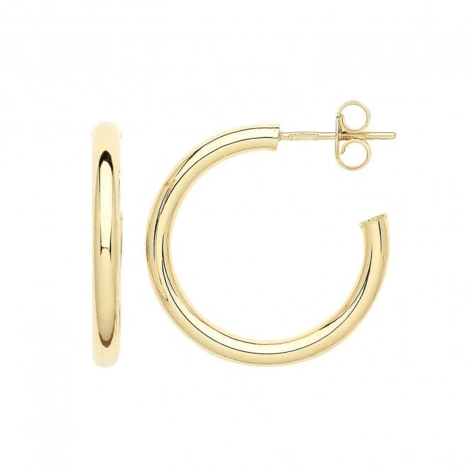 9ct Yellow Gold 20mm Hoops With Post ER1192Acotis Gold JewelleryER1192 - 20