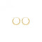 9ct Yellow Gold 21mm Twisted Sleepers ES181Acotis Gold JewelleryES181 - 09