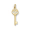 9ct Yellow Gold 21St Birthday Key Pendant PN408Acotis Gold JewelleryPN408