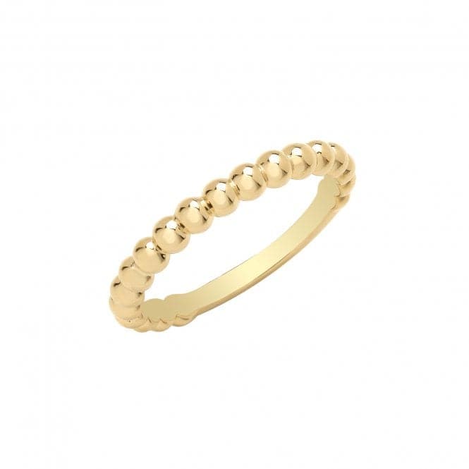 9ct Yellow Gold 2.5mm Bobble Ring RN1667Acotis Gold JewelleryRN1667/M