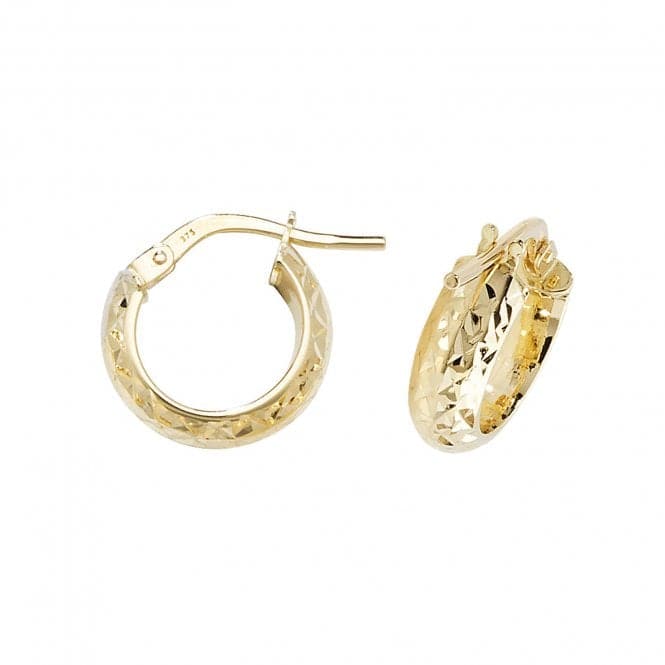 9ct Yellow Gold 30mm Dc Hoop Earrings ER1044Acotis Gold JewelleryER1044 - 08