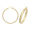 9ct Yellow Gold 30mm Dc Hoop Earrings ER883Acotis Gold JewelleryER883 - 25