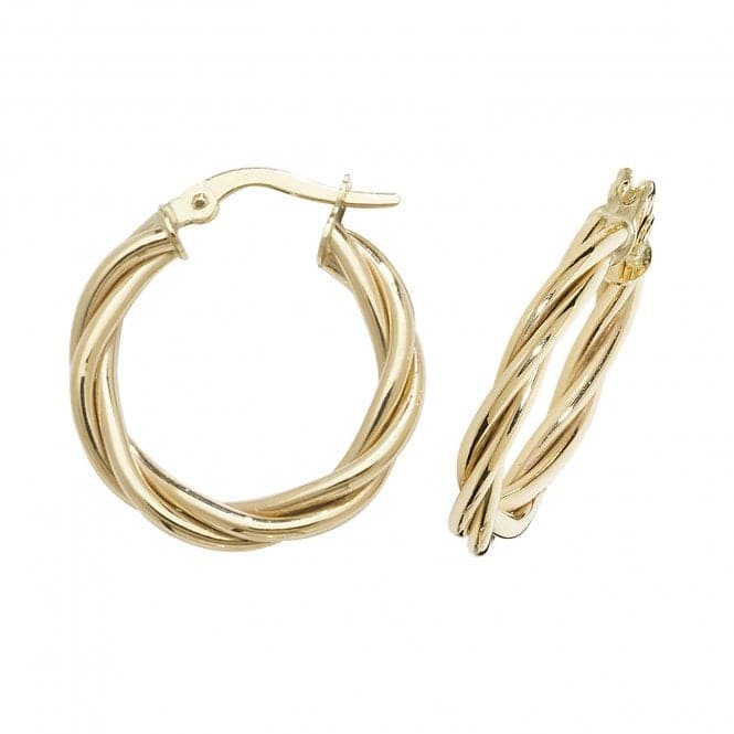 9ct Yellow Gold 30mm Hoop Earrings ER1006Acotis Gold JewelleryER1006 - 15