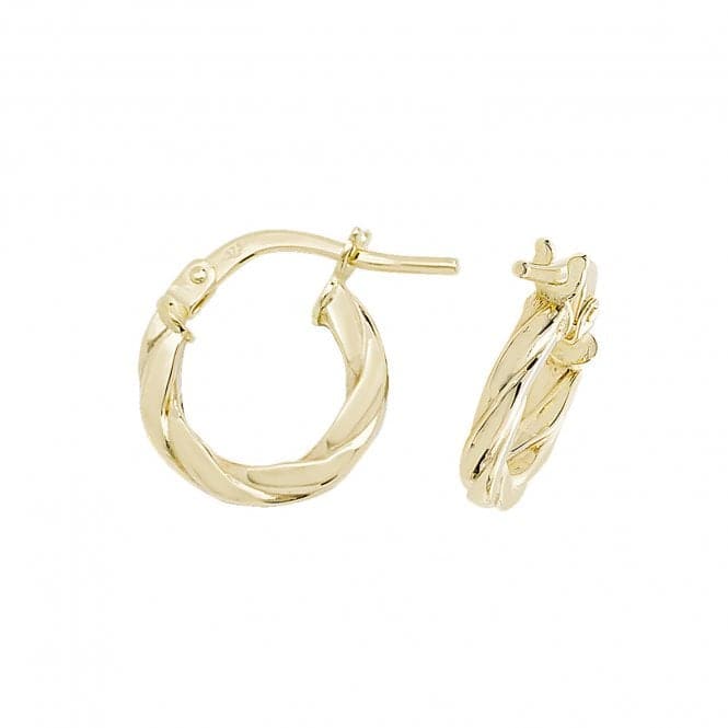 9ct Yellow Gold 30mm Hoop Earrings ER1041Acotis Gold JewelleryER1041 - 08