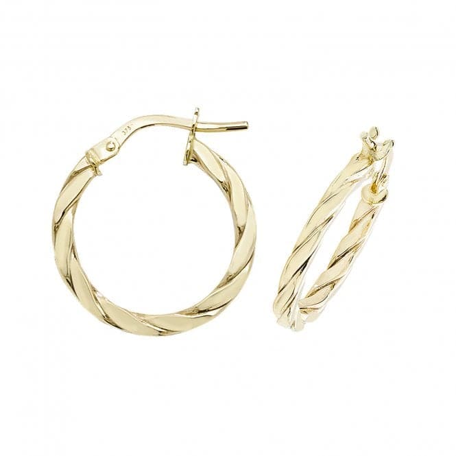 9ct Yellow Gold 30mm Hoop Earrings ER1041Acotis Gold JewelleryER1041 - 15